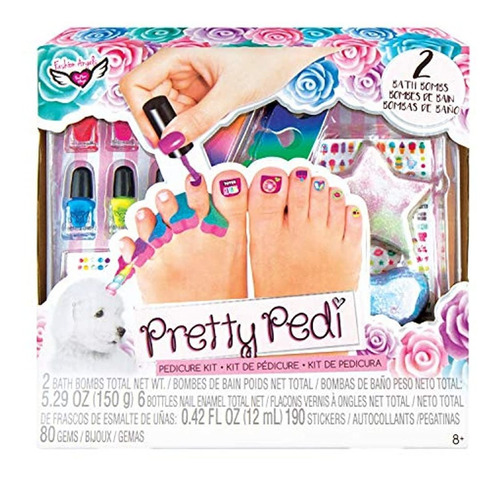 Juego De Pedicura Con Diseño De Ángeles De Moda, Set De Rega