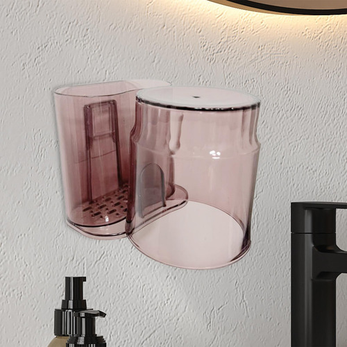 2 Soporte Para Cepillos De Dientes Y Pasta De Dientes Con