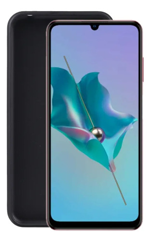 C Funda De Teléfono Tpu Negra Para Zte Blade V40 Vita A