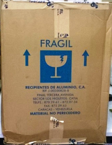 Imagen 2 de 3 de Envase De Aluminio 2000 C/t 300 Unid