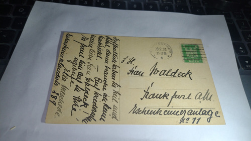 Alemania Reich Postal Estampilla Circulado 1926 Hermosa