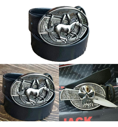Cinturón Auténtico (l-c) Con Hebilla Defensiva Universal Wa