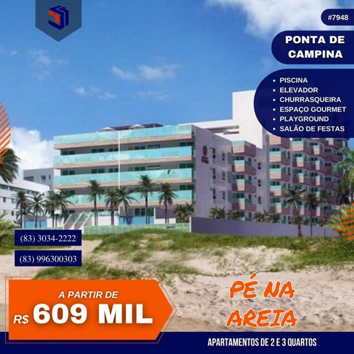 Imagem 1 de 12 de Apartamento Para Venda Em Cabedelo, Ponta De Campina, 2 Dormitórios, 1 Suíte, 2 Banheiros, 1 Vaga - 7948_1-1595383