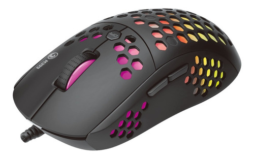 Mouse Gamer Marvo M399, 6400 Dpi, 6 Botões, Rgb Cor Preto
