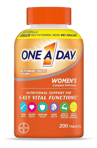 One A Day Womens Complete Daily Multivitamin With Vitamin A,