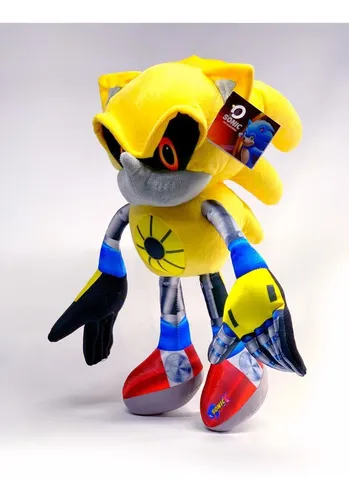 Peluche Metal Sonic The Yellow Robot The Hedgehog