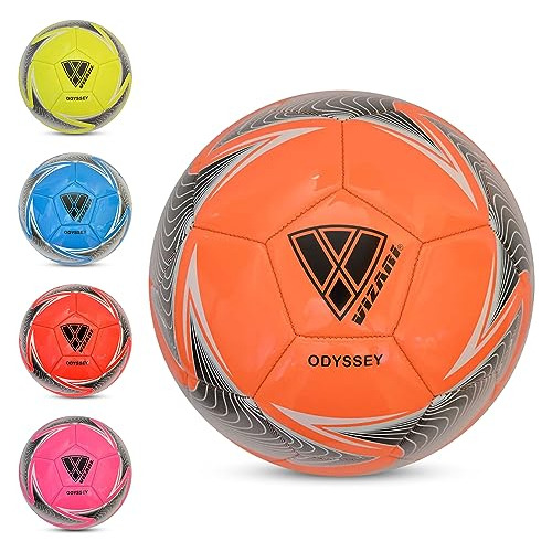Vizari Odyssey Futbol Bola Naranja Tamaño 5