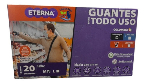 Guante Eterna Todo Uso X 20 - Unidad a $1800