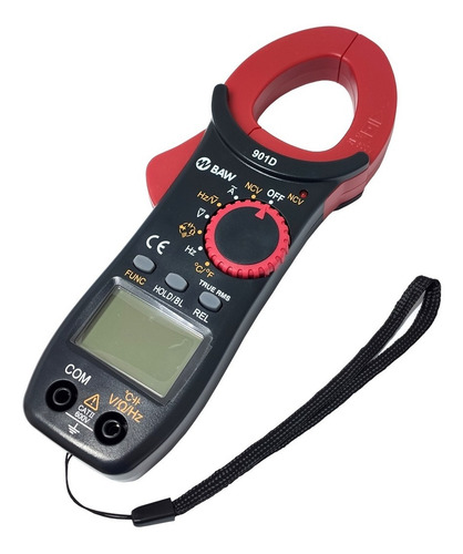 Pinza Amperimétrica Baw Digital Capacimetro 901d