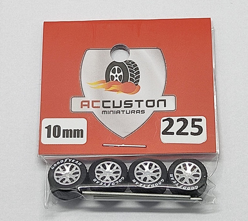 Rodas P/ Customização Ac Custon 225 - 10mm - Escala 1/64