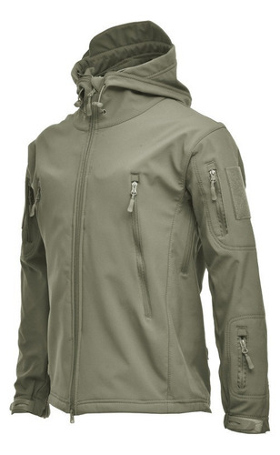 Chamarra De Senderismo Militar Softshell Impermeable A Prueb