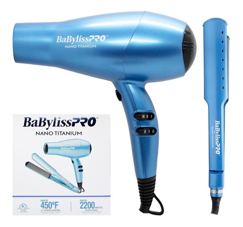 Babyliss Plancha Alisado Húmedo Seco + Secador Pelo 2200w