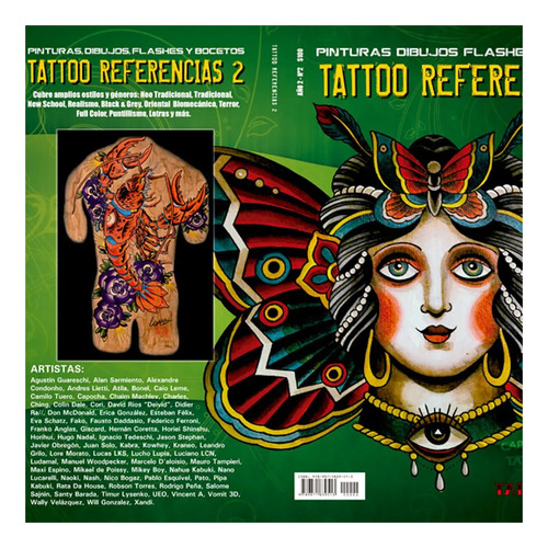 Libro Referencia 2 Pinturas Dibujos Flashes Y Boceto Tattoo 