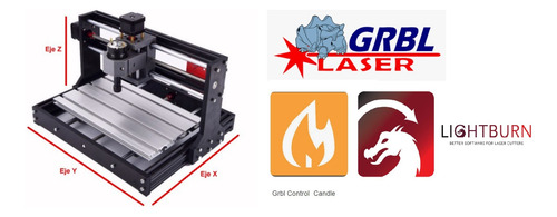 Router De Tres Ejes Cnc 3018 Pro Software Incluido