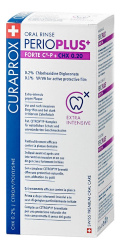 Enjuague Curaprox Perioplus Forte Chx 0,20% 200 Ml