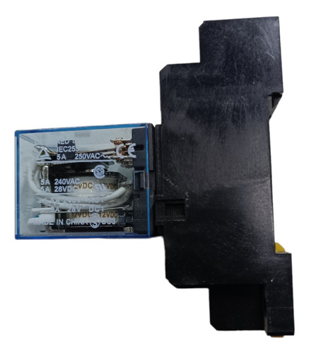 Relevador Encapsulado Omron My3n-j 12vdc 11 Pines Con Base