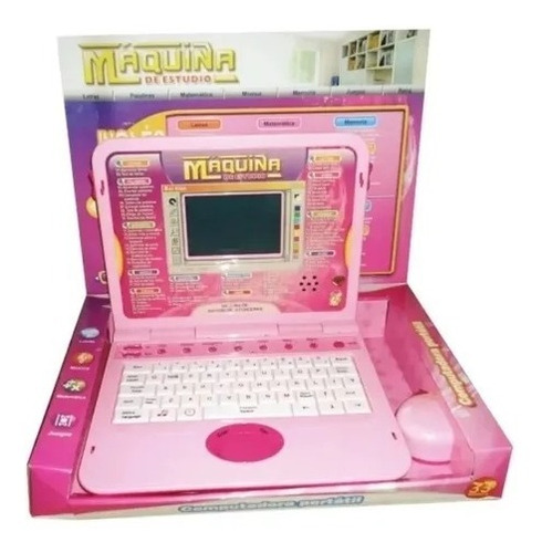 Computador Didáctico Educativo Para Niñas Color Rosa