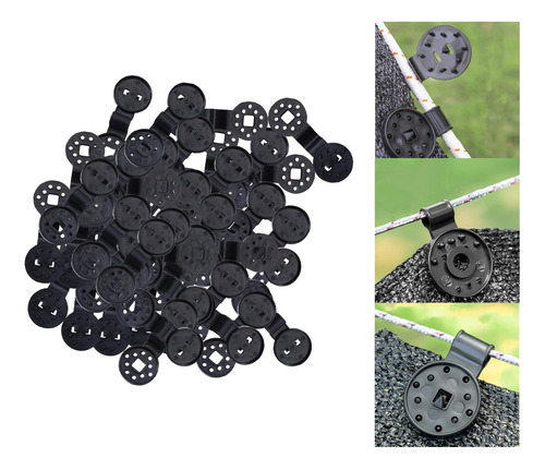 - 100x Clips De Tela De Sombra Clips De Tela De Sombra Clips