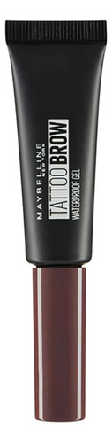 gel para cejas Maybelline Tattoo Studio Waterproof Eyebrow de 6.8 mL/6.8 g color medium brown