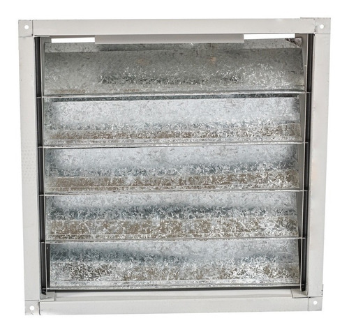 Persiana Metálica Móvil Extractor De Aire 55 Cm Baño/cocina Gatti Ventilación
