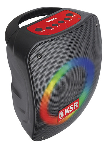 Bocina Bluetooth Recargable Negra 6.5 Pulgadas Ksr