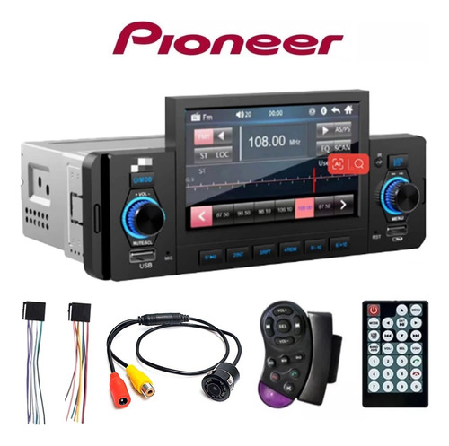 Reproductor Pantalla Pioneer Radio 1 Din 5  Camara Control 