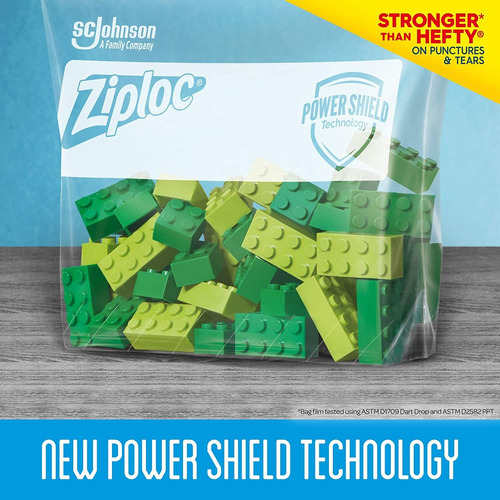 Ziploc - Bolsas Para Congelador Con Tecnología Power Shield,