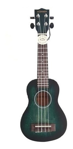 Ukelele Soprano Diseño Raspado Korner Aquila C Funda Ukrr