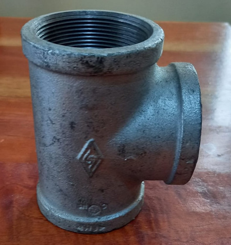 Tee De 2 X 2 X 2 Galvanizado, 1 Piezas, Marca V&k