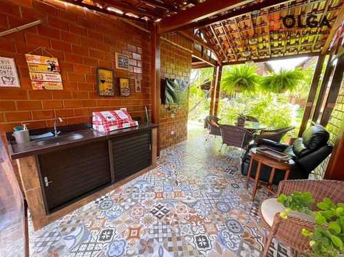 Imagem 5 de 30 de Casa Em Condomínio Com Piscina E Área Gourmet, À Venda - Gravatá/pe - Vl0474