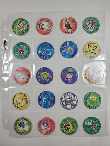 Colección De Tazos Pokémon 3 Sin Sticker 88/88 Piezas (Usado)