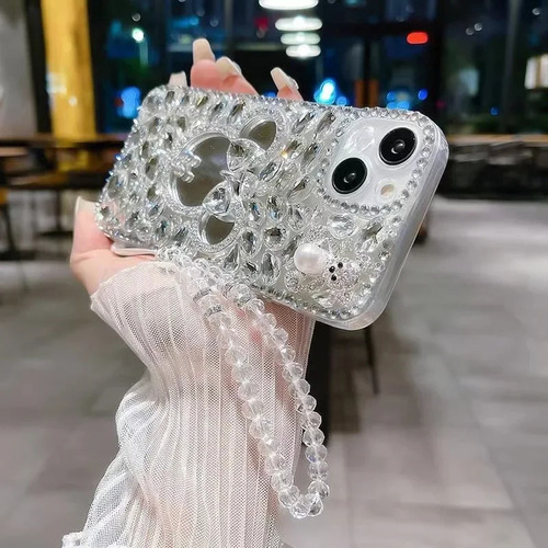 Funda Diamond Bear Mirror For Samsung S24/a05s