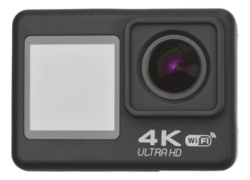Cámara De Acción Uhd De 4k Y 60fps Con Pantalla Dual Y Wifi