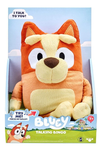 Bluey Peluche Interactivo Bingo