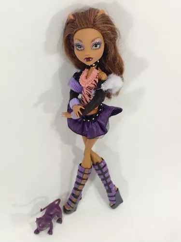 Boneca Monster High Clawdeen Básica Brinquedo Colecionável