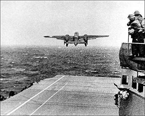 Jimmy Doolittle B-25 uss Hornet Lanzamiento Wwii Photo Print