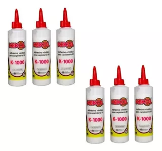 Adhesivo Cola Vinílica Carpintero K1000 Kekol 500gr Pack X 6