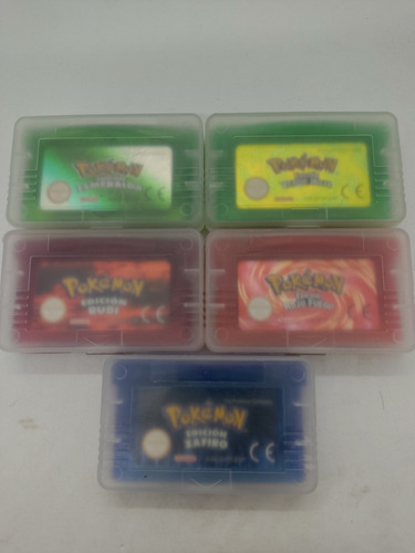 Pokémon Gameboy Advance/ Ruby Emerald Leaftgreen Saphire Red (Usado)