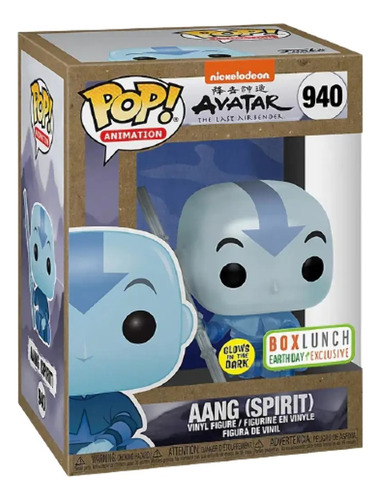 Funko Pop Animation 940 Aang Spirit Avatar Box Lunch