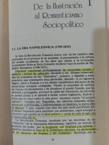 Siglo Xix: Romanticismo , Realismo Y Naturalismo - C. Barros (Usado)