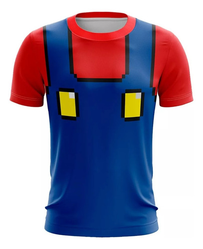 Polo Mario Bros Traje Sublimado 100% Poliester