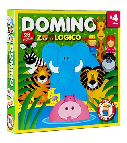 Juego De Mesa Domino Zoologico Don Rastrillo Ruibal