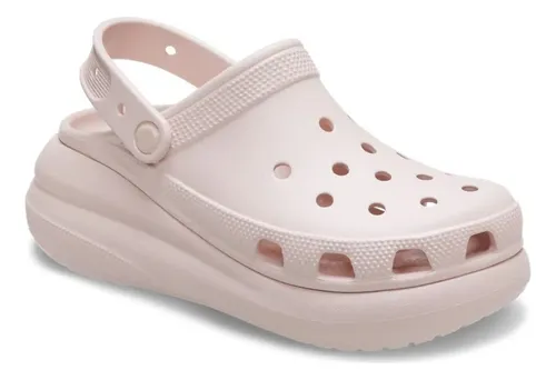 Sandália Crocs Classic Crush Platform Clog Quartz