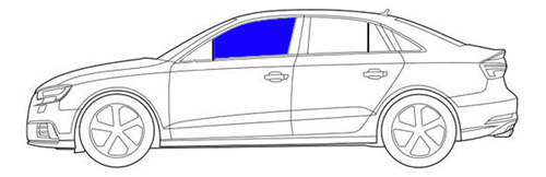 Vidrio Puerta Hyundai Sonata(lf) 2015-2019 4p Verde  Di