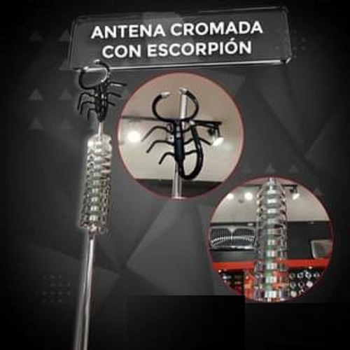 Antena Con Scorpion Aluminio 