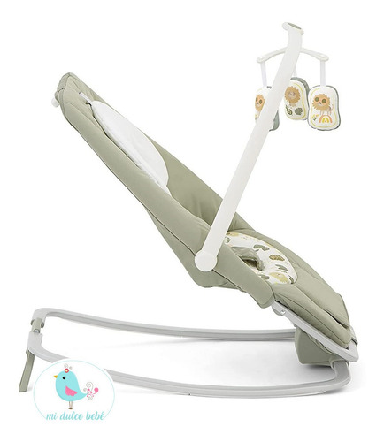 Imagen 3 de 10 de Silla Vibradora Bebe Mecedora Musical Joie Dreamer B1207 Leo