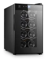 Comprar Cava De Vinos Para 8 Botellas. Enfriador De Vinos Avera Ev8. Color Negro