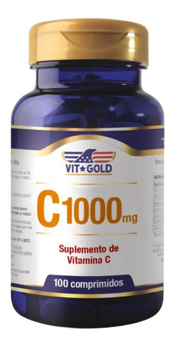 Vitamina C 1.000 Mg Vitgold 100 Compr