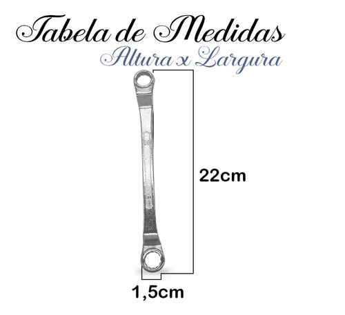 Imagem 6 de 6 de Chave Estrela Ferramenta 14x15mm Uso Doméstico Original