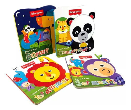 Kit Coleção Como É Bom Fisher Price | 04 Livros